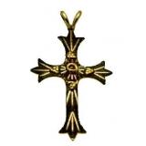10kt Gold Cross Pendant