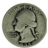 1935 Washington Silver Quarter *Better Date