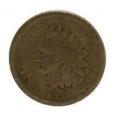 1859 Copper Nickel Indian Head Cent