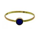 14kt Gold Vintage Blue Lapis Estate Ring