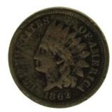1862 Copper Nickel Indian Head Cent