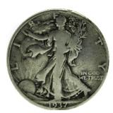1937 Walking Liberty Silver Half Dollar