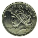 1922-D Peace Silver Dollar