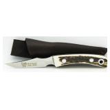 Hen & Rooster Stag Handle Knife w