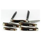 5 pc Schrade Old Timer Knife Set