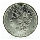 1886 Gem BU Morgan Silver Dollar