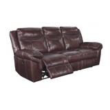 Ashley U744 LEATHER Reclining Sofa & Love Seat