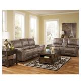 Ashley 741 Reclining Sofa & Love Seat