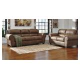 Ashley 972 XL Nail Head Trim Sofa & Love Seat