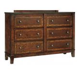 Ashley B645 Large Cherry Dresser Base