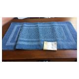 Mohawk small blue rug