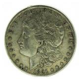 1891-P Morgan Silver Dollar
