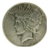 1923 Peace Silver Dollar
