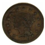 1849 Braided Hair Large Cent