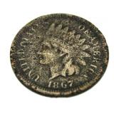 1867 Indian Head Cent