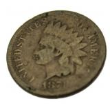 1874 Indian Head Cent *Key