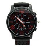 Sanwood Red Slim Modern Watch