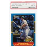 1987 Leaf/Donruss Mark McGwire 7 PSA