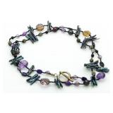 Abstract Estate Necklace