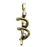 14kt Gold Diamond Beautiful Diamond Pendant