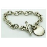 Heavy Sterling Silver Estate Bracelet