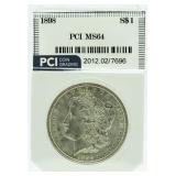1898 MS64 Morgan Silver Dollar