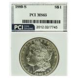 1880-S MS65 Morgan Silver Dollar