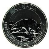 2013 Canada 1.50 Oz. Pure Silver $8 Argent Pur