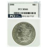1886 MS65 Morgan Silver Dollar