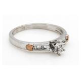 10kt Gold Diamond Solitaire Ring