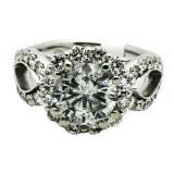 14kt Gold Brilliant 4.73 ct Diamond Solitaire Ring