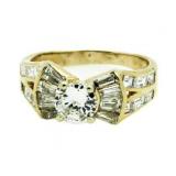 14kt Gold Brilliant 2.00 ct VS Diamond Ring