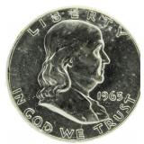 1963 BU Franklin Silver Half Dollar