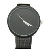 Ultra-Modern Simplistic Black & Metallic Watch