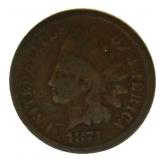 1874 Indian Head Cent *Key Date