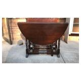 Super Clean Vintage Gateleg Table