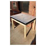 Antique Granite Top Table