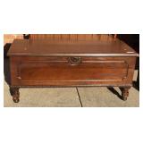 Vintage Walnut Blanket Chest