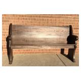 Vintage 60" Church Pew