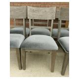 Ashley Rustic Gray Dining Chairs