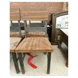 Oak dining chairs