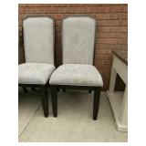Cloth dining chairs