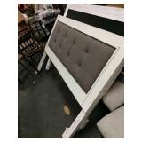 white headboard queen