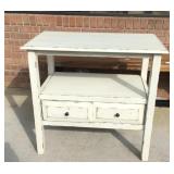 Antique White Rustic Table