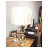 Ashley Silver Abstract Lamp