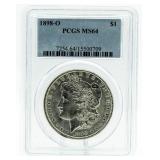1898-O MS64 Morgan Silver Dollar