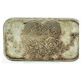 Valentines Day .999 Pure Silver One Ounce Bar