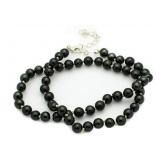 Hand Knotted Peacock Pearl Strand