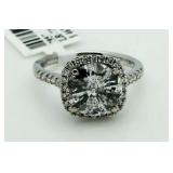 14kt Gold Brilliant 3.91 ct Diamond Solitaire Ring