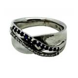 14kt Gold Sapphire & Diamond Dinner Ring
